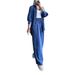 Spring/Summer Women's Long-Sleeved Shirt With Loose Pants Two-Piece Set_ecoleips.com