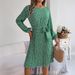 Instagram-style Real Shot Of The New Spring/summer Casual Long-sleeve Floral Pleated Skirt. . European And American_ecoleips.com