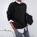 Women's Knitted Long Sleeved Pullover Sweater Jacket Autumn Winter American Style_ecoleips.com