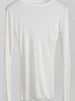 High Quality Plain T Shirt Women Elastic Basic T-shirts Female Casual Tops Long Sleeve Sexy Thin T-shirt See Through_ecoleips.com