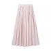 Women's Autumn New Arrival Long Sleeved Collared Shirt Skirt Two Piece Set Full Length Polyester Pant Suit_ecoleips.com