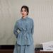Women's Clothing Single Breasted Long Sleeved Top Loose Large Swing Skirt Suit_ecoleips.com