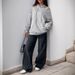 K New Hooded Solid Color Zipper Adjustable Hollow Long Sleeved Sweatshirt For Women_ecoleips.com