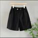 Summer Thin Ice Cotton High Waist Slimming Cargo Pants for Women Loose plus Size Versatile A-Line Casual Five Point Shorts_ecoleips.com