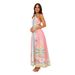Women's Clothing Halter Neck Sexy Lace Up Backless Long Dress_ecoleips.com