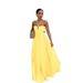 Women's Clothing Solid Color Tube Top Pleated Sleeveless Suspender Dress_ecoleips.com