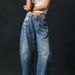 Women's mid Low Waist Washed Denim Jeans Large Stock 2024 Cross Border E Commerce Hot Selling European American Styles K306_ecoleips.com