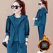 Women's Fleece-Lined 3-Piece Set - Long Sleeve Hoodie With Vest & Pants, Korean Winter Warm Outfit (Wine Red, Pink, Blue, Purple, Gray)_ecoleips.com