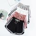 Women's High-Waisted Wide-Leg Athletic Shorts Summer Loose Fit Running Fitness Outerwear plus Size Casual Home Wear Sleepwear Slimming_ecoleips.com