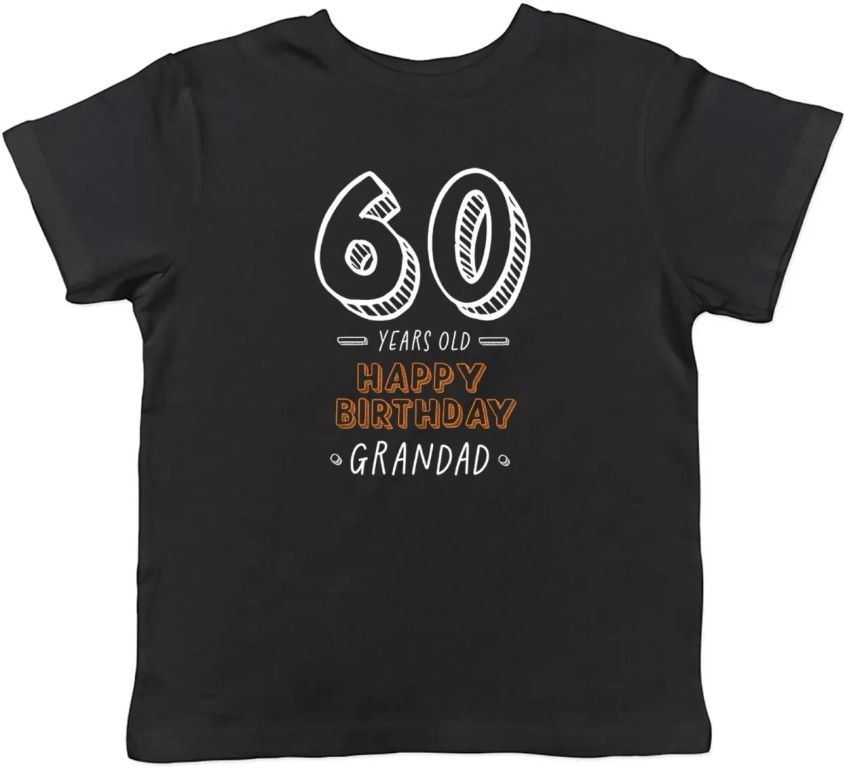 Women's T-Shirts Personalised Happy Birthday Grandad Celebration Kids T-Shirt Boys Girls Gift_ecoleips.com