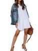 Women's Clothing Shirt Dress Long Elegant Beautiful Shirt Long Sleeve_ecoleips.com
