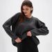 Oversized Knit Sweater – Women’s Relaxed Fit Round Neck Pullover For Autumn & Winter (Paris Apricot/Pink/Dark Gray, One Size, Minimalist Elegance)_ecoleips.com