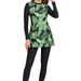 Women's Clothing Muslim Swimsuit Long Sleeved Trousers Two Piece Conservative Split Swimsuit_ecoleips.com