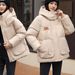 Women's Clothing Stylish Hooded Cotton Coat – British-Inspired Slimming Jacket With 3D Pockets"_ecoleips.com