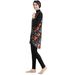 Muslim Women's Conservative Printed Swimwear Cover-Up Modest Swimsuit Women's Clothing Beachwear_ecoleips.com