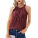 Aria Basics Aria Basics 2026 Summer European And American Cross-Border New Solid Color Halter Neck Women's Feel Slightly Elastic Camisole_ecoleips.com