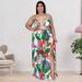 Women's Clothing Plus Size Women's Strapless Swimsuit Set 3 Pieces Printed Summer Fashion Design For Formal & Casual For Women_ecoleips.com