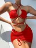 Verve 2025 Multicolor Sexy Swimsuit Reverse Wear Three-Piece Set Bikini Swimwear For Women_ecoleips.com