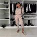 Women's Clothing Autumn New Women's Casual Color Matching Suit Round Neck Long Sleeve Sweater Sports Elastic Pants Two Piece Set_ecoleips.com