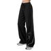 Women's Casual Comfort Wide Leg Pants Loose Fit Starry Sky Kitten Print Spring Autumn Fashion Bottoms_ecoleips.com
