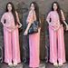 Women's Fashion Suit Striped Letter Print Short Sleeve Top With Wide Leg Pants Casual Two-Piece Set Plus Size Loose Fit Summer Style_ecoleips.com
