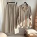 Women's Clothing Cotton And Linen Retro Large Size Two Piece Set Women's Loose Trousers Shirt Suit_ecoleips.com