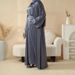 2025 Women's Fashion New Satin Elegant Abaya Set 4-Piece (MOA034)_ecoleips.com
