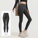 Peach High Waist One-Piece No Embarrassing Line Sports Running Nine-Point Anti-Rolling Edge Fitness Training Yoga Pants_ecoleips.com