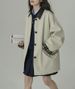 HAVERICE Restaurant Spring Rilai Xin Color Contrasting High End New Style Small Laisel Windbreaker Coat For Women_ecoleips.com