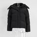 girl Girl Cross-Border For Women 2025 Winter New European And American Style Loose Coat Short Hooded Cotton Jacket_ecoleips.com