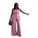 European And American Cross-border Women's Clothing 2026 New African Style Casual Commuting Long Pants With Lace-up_ecoleips.com