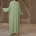 Muslim Dress Women Exquisite Embroidered Muslim Robe Dress – Elegant Long Cardigan With Middle Eastern Cultural Flair_ecoleips.com