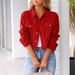 Women's Clothing Spring And Summer New Denim Jacket Jacket Long Sleeved Top_ecoleips.com