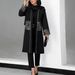 Women's Long Sleeve Longline Cardigan Jacket - Retro Print Casual Loose Fit Open Front Coat For Autumn Winter_ecoleips.com