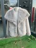 Winter New Fur Coat Mink Hair Large Lapel Women's Top Large Size Loose Short Coat_ecoleips.com