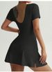 K Casual Yoga Jumpsuit, Tight Fitting, Beautiful Back, Fake Two Pieces, Outdoor Fitness, Anti Glare, Sports, Tennis Skirt For Women_ecoleips.com