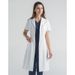 Women's Clothing White Coat Female Short Sleeved Medical Student Male Long Sleeved White Coat Oral Plastic Surgery Laboratory Work Clothes_ecoleips.com