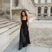 Women's Clothing Style Black Evening Dress Long Sleeveless Spaghetti Strap Dress For Women For Formal & Casual For Women_ecoleips.com
