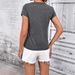 Women's Essential Slim Fit T-Shirt Solid Color Basic Tee for Everyday Comfort And Style_ecoleips.com