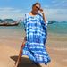 Bohemian Rayon Beach Cover-Up – 39 Vibrant Prints (Tie-Dye, Geometric & Floral) – Lightweight Kimono Dress For Pool, Festival & Vacation_ecoleips.com