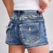 Women's Cross Border New Denim Shorts Slim Embroidery Fashion Denim Hot Pants All Match Style_ecoleips.com