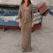 Women's Clothing Spring And Summer New Casual Skirt Fashion Hollow Fishnet Knitted Shirt Long Skirt Female_ecoleips.com