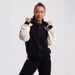 Women's Casual Colour Block Set: Stylish Zippered Contrast Hoodie Sports Lace-up Pants Two-piece Set_ecoleips.com