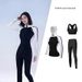 Aria Basics New Model Of Diving Suit With Hood, Chest Pad, Sun Protection, Slimming, Tight-fitting Sportswear, Surfing, Hot Spring_ecoleips.com