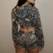 Women's Fashion Sexy Hot Girl Cardigan And Shorts Set Long Sleeved Hooded Two Piece European American Style Printed Clothing_ecoleips.com