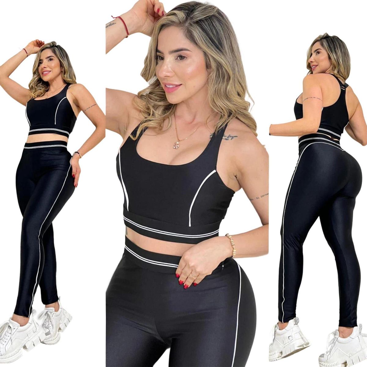 Summer New Q6264 Yoga Fitness High-Waisted Push-Up Vest Seamless Training Suit Women's High Elastic Fitness Set_ecoleips.com