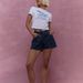 Women's Clothing High Waist Denim Women Summer Hot Girl Casual Straight Hook Flower Drawstring Denim Shorts_ecoleips.com