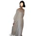 Frnch Slv Light Wdding Lac Fairy Tmpramnt Outing Rcption Drss Floor-Lngth Off-Shouldr Satin Gown Long_ecoleips.com