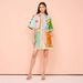 Cross-border 2025 Spring/Summer Women's Clothing European And American High-end Printed Vacation Lapel_ecoleips.com