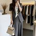 High Quality Fake Two-piece Short Sleeved Thin Suit Jacket, Suit Workwear, Professional Suit For Women_ecoleips.com